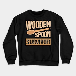 Vintage Wooden Spoon Survivor Crewneck Sweatshirt